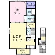 メゾン・ホタルの間取り画像