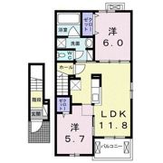 ハーベスタの間取り画像