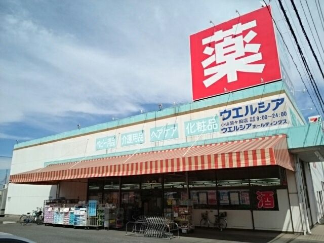 近くのウエルシア小山間々田店まで850m(徒歩11分)
