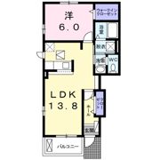 ハーベストコートAの間取り画像