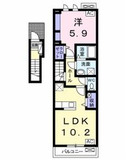 グレイシアKの間取り画像