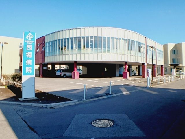 近くの西堀病院まで400m(徒歩5分)