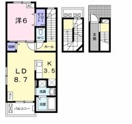 カーサ アンダンテⅡの間取り画像