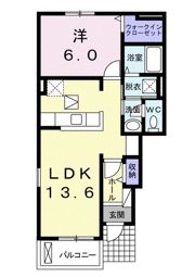 LaTourKAIZAWA Ⅳの間取り画像