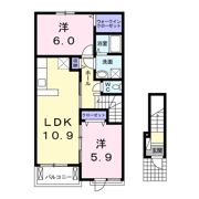 LaTourKAIZAWA Ⅴの間取り画像