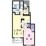 メロディハイム横入川Sの間取り画像