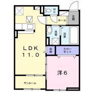 メゾン上野の間取り画像