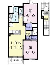 チェリーガーデンⅡの間取り画像