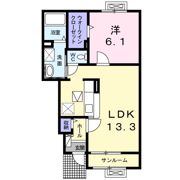 ヌーベルコートKⅢの間取り画像