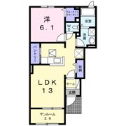 イーストJの間取り画像
