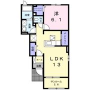 イーストKの間取り画像