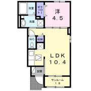 ジェントリー Bの間取り画像