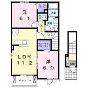 ヴィレッタ ドゥーエⅠの間取り画像