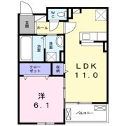 トゥインクル Aの間取り画像