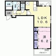 ハイツウィスタリアBの間取り画像