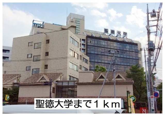 近くの聖徳大学まで1,000m（徒歩13分）