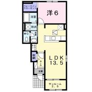 シスコ 椎津の間取り画像