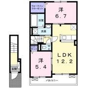 ひなた Aの間取り画像
