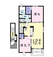 ルシールⅠの間取り画像