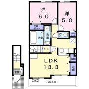 メイプレーヌ Gの間取り画像