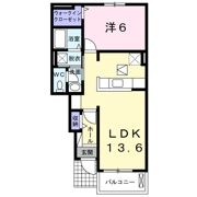シャン トロワ Aの間取り画像