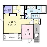 ツインタウン道ノ窪 Ⅱの間取り画像