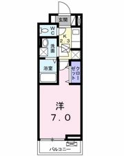 ハーモニー ヒルサイド Aの間取り画像