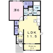 コンフォールⅠの間取り画像