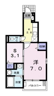 ユリウス 南江戸 Ⅱの間取り画像
