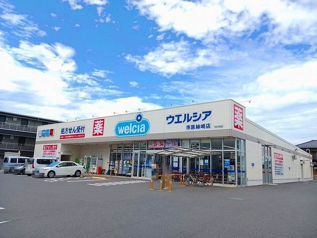 近くのウエルシア市原姉崎店まで400m(徒歩5分)