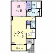 ラニュイエトワレの間取り画像