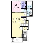 グランシャリオ東鳴水Ⅱの間取り画像
