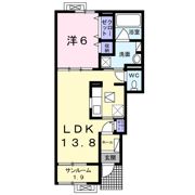 シャンティAの間取り画像