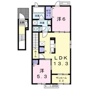 シャンティBの間取り画像