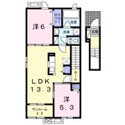 シャンティBの間取り画像