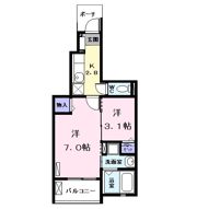 アンジュ Ⅰの間取り画像