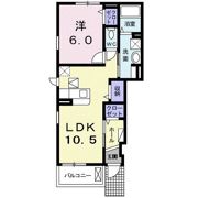 エスポワール山の街Ⅰの間取り画像