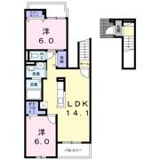 オアシスの間取り画像