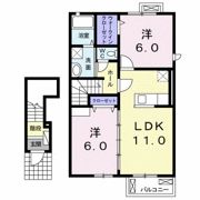 アルモニー泉Bの間取り画像
