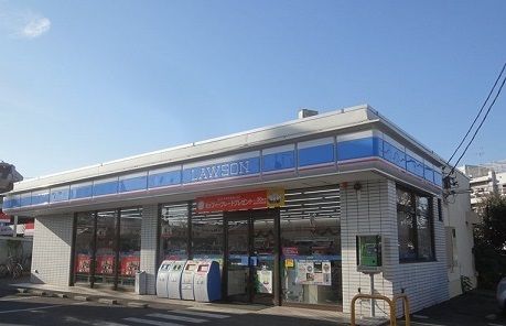 近くのローソン岡山新保店まで350m（徒歩5分）