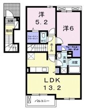 ブランドール 吉岡の間取り画像
