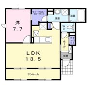 メリーゲート・Kの間取り画像