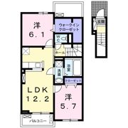 ヴィラージュ Ⅱの間取り画像