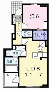ベル フルールⅢの間取り画像