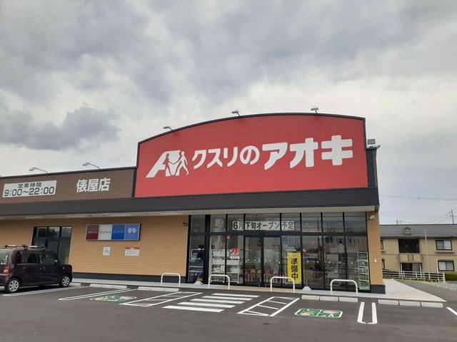 近くのクスリのアオキ様まで750m(徒歩10分)