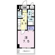 ミニヨン アビタシオン久米の間取り画像