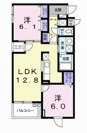 カーサ リリオの間取り画像