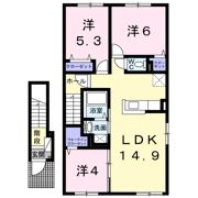 アルカンシェルEの間取り画像