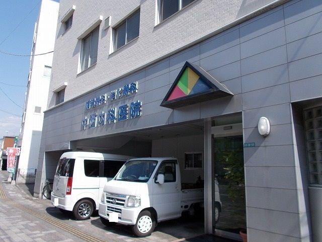 近くの中西内科医院様まで550m(徒歩7分)