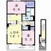 ルタン宮津 Bの間取り画像